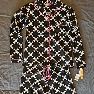 NWT - Paul Frank "Skurvy" Pajama Set - Size L (Junior/Slim Fit)- Y2K Goth-Cute